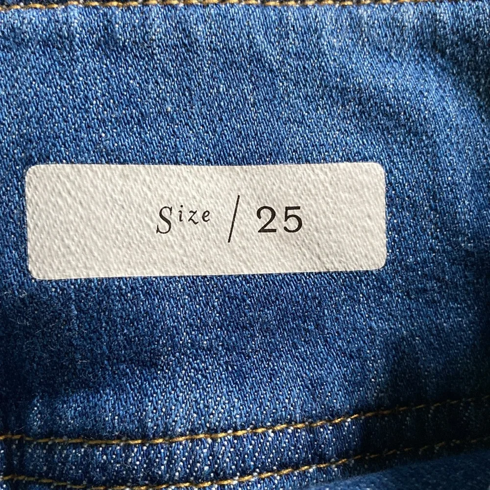 Pilcro Anthropologie Size 26 Women’s Wide Leg Crop Denim Pants Jeans